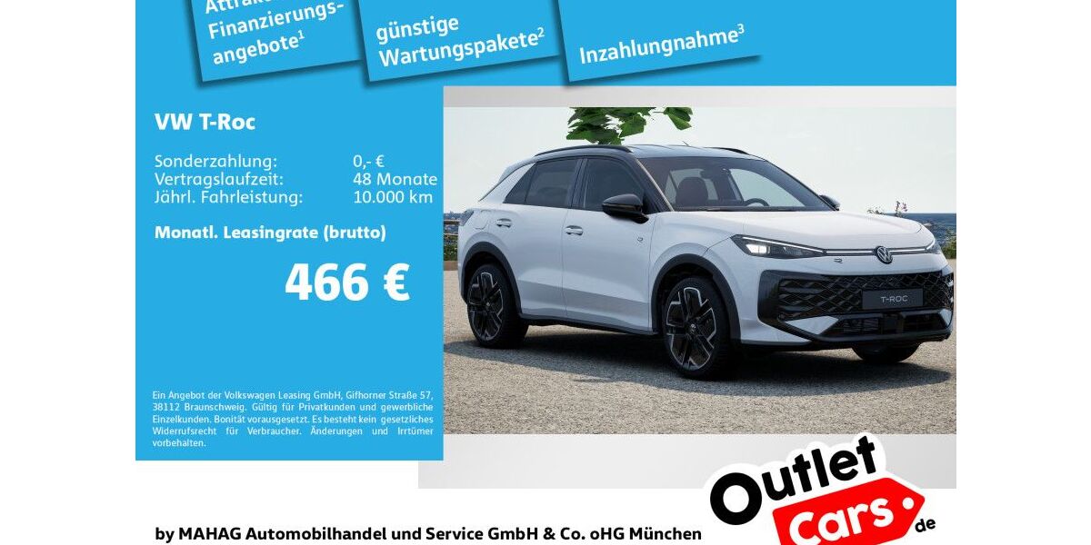 VW T-Roc 3.000 km 40.290 &euro; Dachau 85221