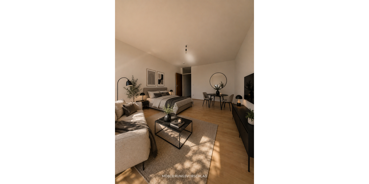 Etagenwohnung Unterföhring - 1 Zimmer, 35 m&sup2;, 660&euro; | Angebot:26900864
