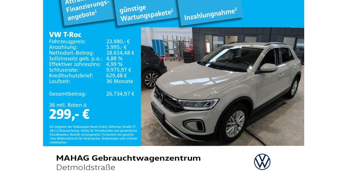 VW T-Roc 20.661 km 23.980 &euro; München 80935