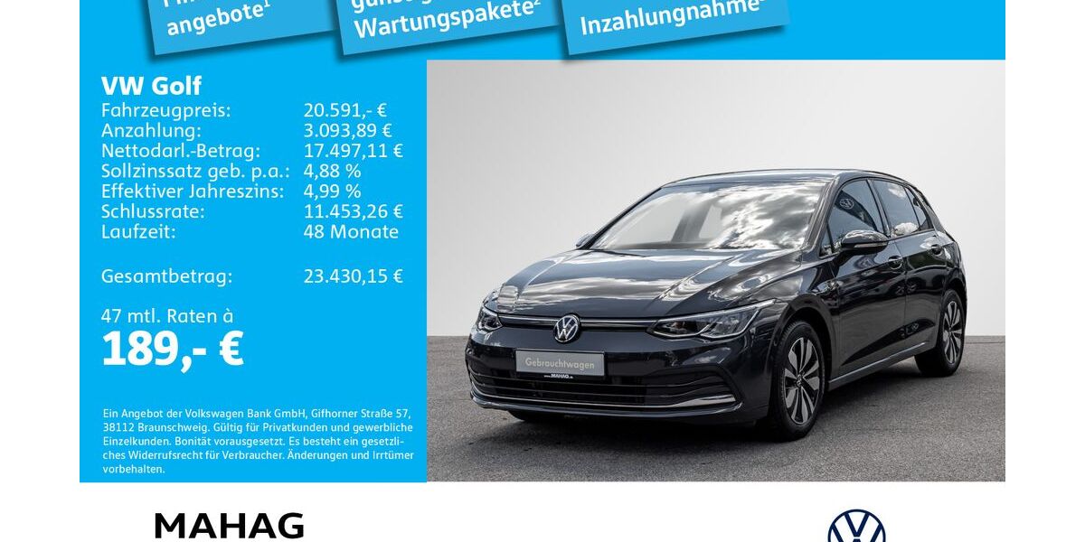 VW Golf 14.755 km 20.591 &euro; München 81825