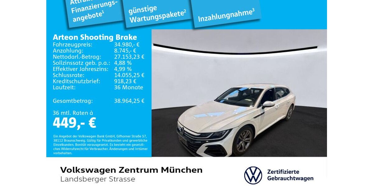 VW Arteon 39.753 km 34.980 &euro; München 80687