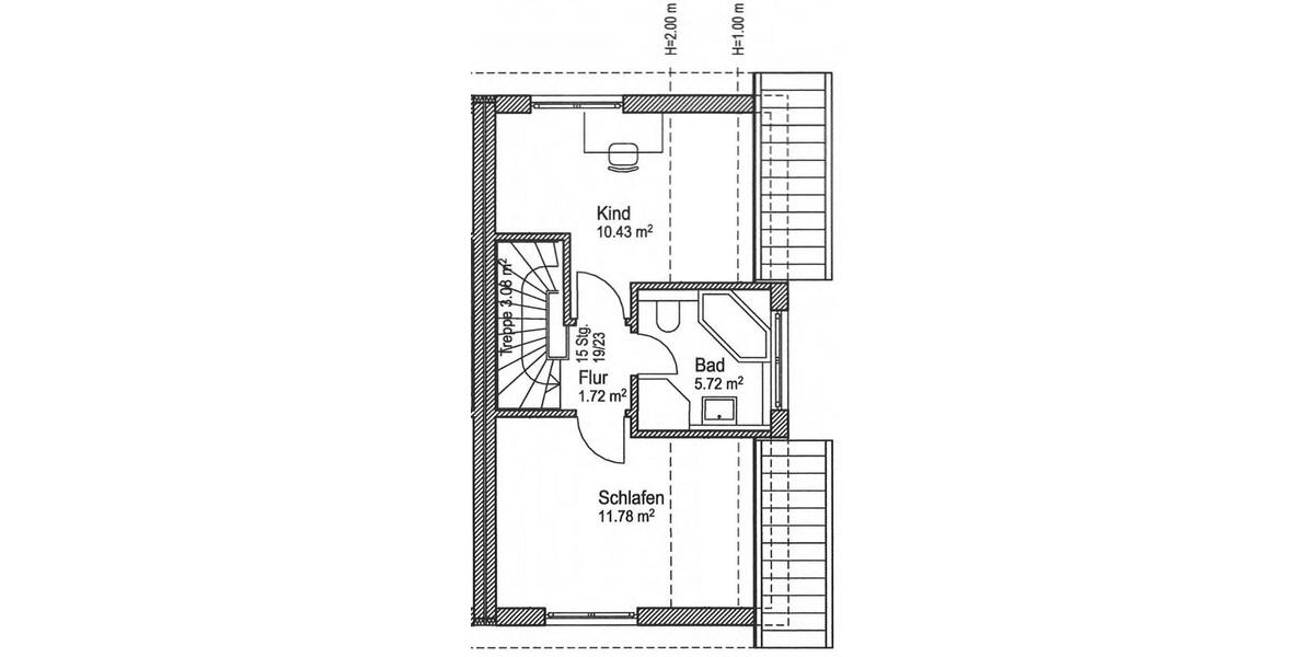 Etagenwohnung München Feldmoching-Hasenbergl - 4 Zimmer, 100 m&sup2;, 665.000&euro; | Angebot:26303109