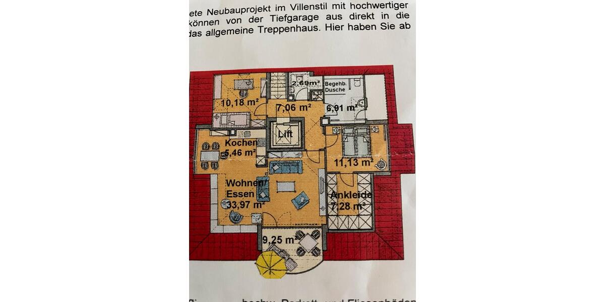 Dachgeschoßwohnung Neufahrn bei Freising Mintraching-Grüneck - 3.5 Zimmer, 94 m&sup2;, 2.350&euro; | Angebot:25841392