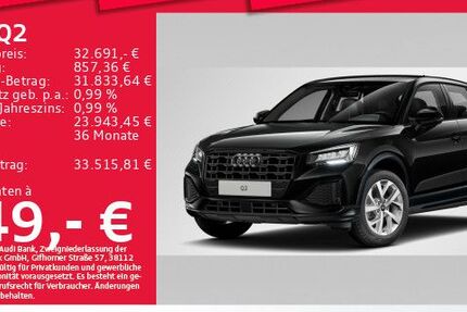 Audi Q2 10.892 km 29.475 &euro; Eching 85386
