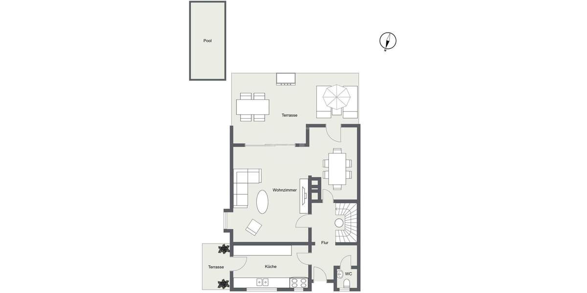 Doppelhaushälfte München / Obermenzing Pasing-Obermenzing - 6 Zimmer, 166 m&sup2;, 1.670.000&euro; | Angebot:25797534