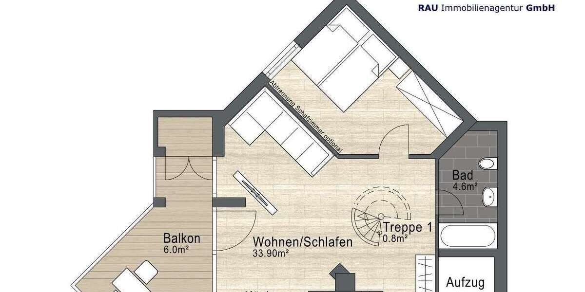 Einzigartige Maisonette-Wohnung mit 153 m² Dachterrasse - Terrassenwohnung München Allach-Untermenzing | Angebot:26441369