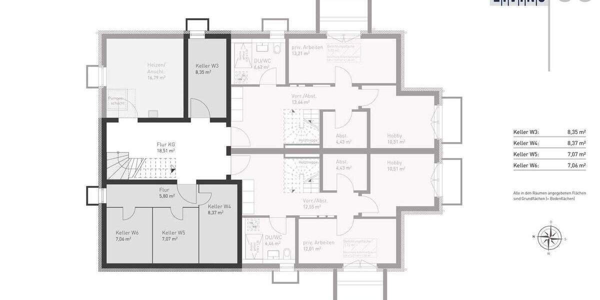 Etagenwohnung Vaterstetten Parsdorf - 2 Zimmer, 59 m&sup2;, 569.000&euro; | Angebot:25663453