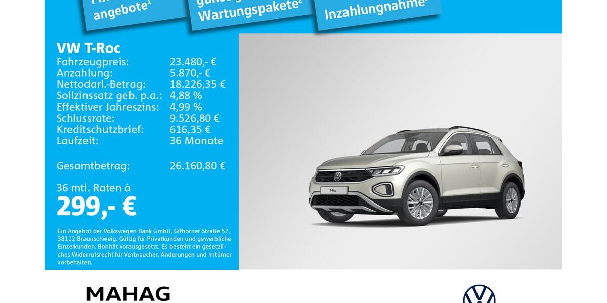 VW T-Roc 47.900 km 23.480 &euro; Ottobrunn 85521