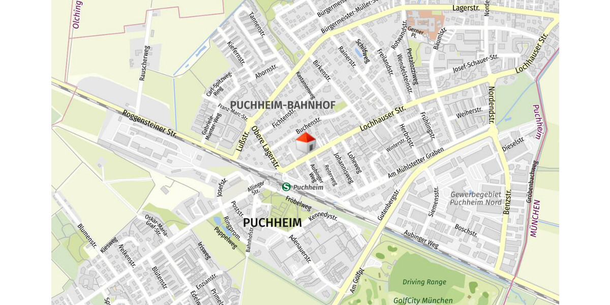 WINDISCH IMMOBILIEN - Attraktive Praxis-, bzw. Büroflächen mit 4 Räumen im Herzen von Puchheim - Gewerbeobjekt Puchheim | Angebot:25118779