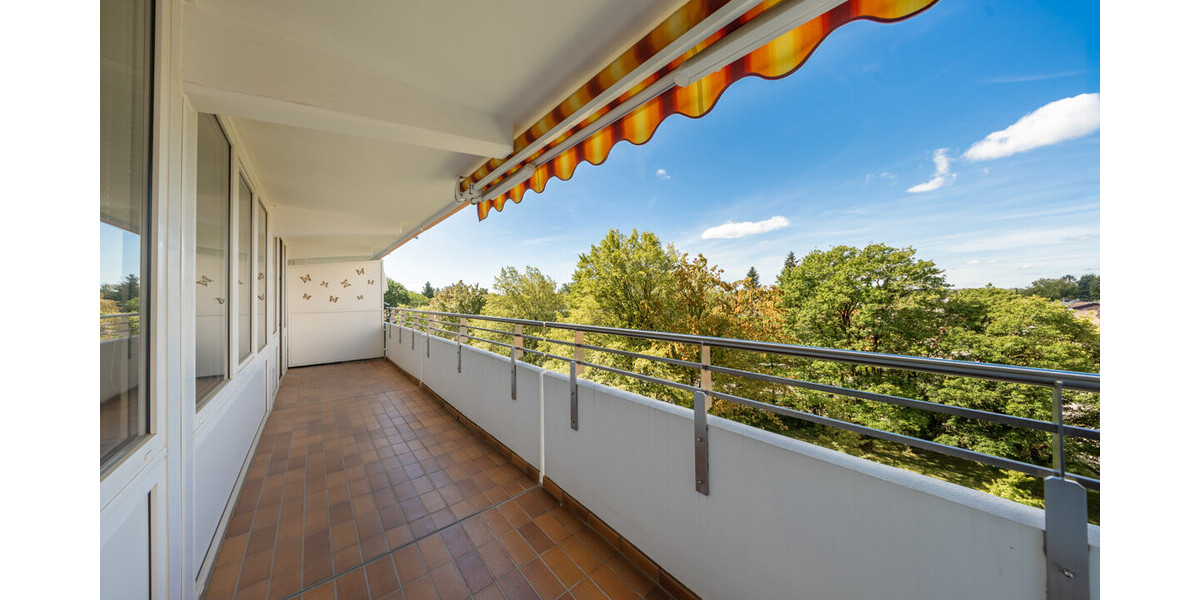 91 m² voller Möglichkeiten - Bezugsfreie 3-Zimmer-Wohnung mit großer Loggia - Etagenwohnung Unterhaching | Angebot:27298874