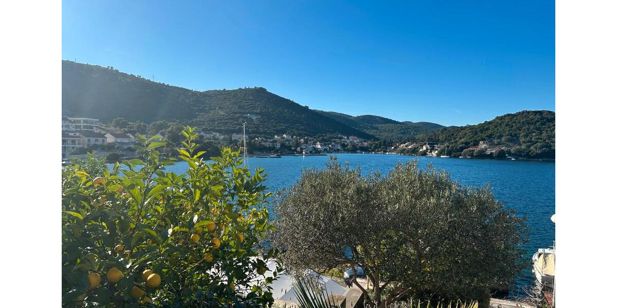 1. Reihe Meer: 4-Zimmer Wohnung mit Bootsanlegeplatz Korcula 4 zimmer