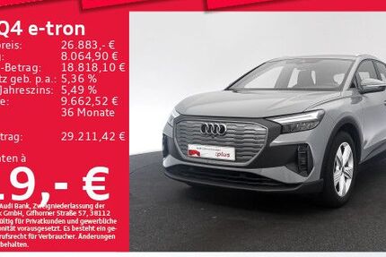Audi Q4 e-tron 37.630 km 26.512 &euro; Eching 85386