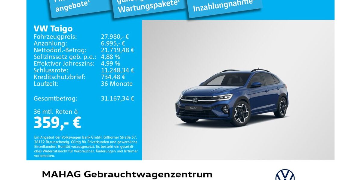 VW Taigo 16.541 km 27.980 &euro; München 80935