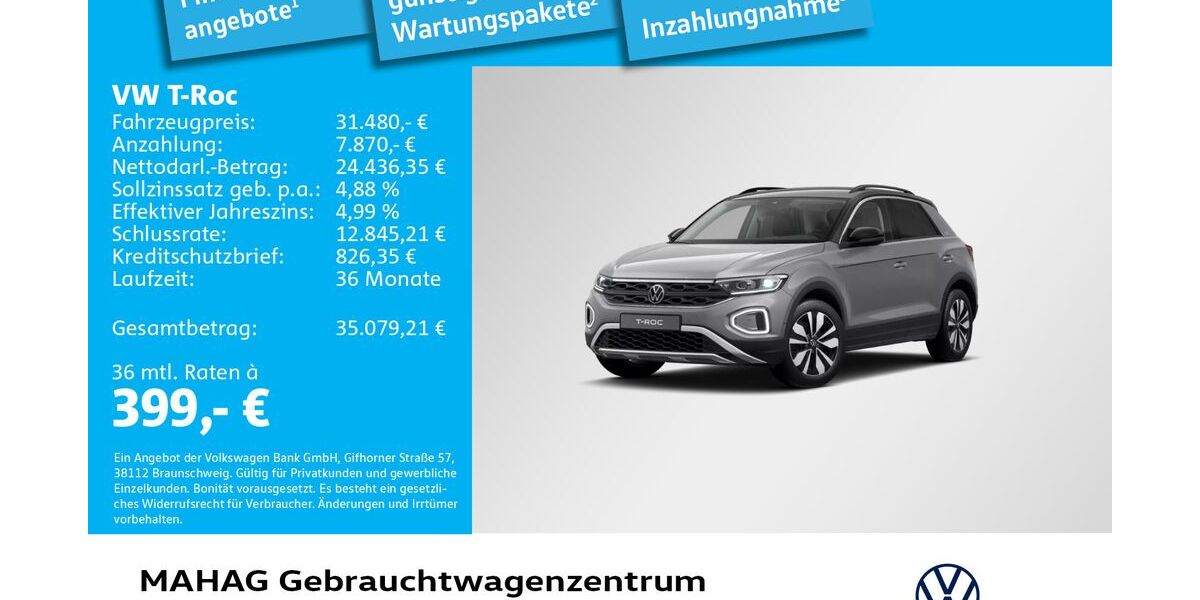 VW T-Roc 10.080 km 31.480 &euro; München 80935