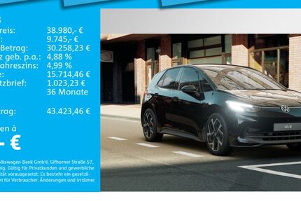 VW ID.3 3.000 km 38.980 &euro; München 80687