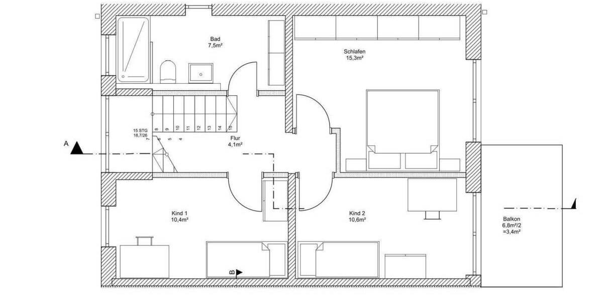 Reihenendhaus München Pasing-Obermenzing - 7 Zimmer, 166 m&sup2;, 1.350.000&euro; | Angebot:25660746