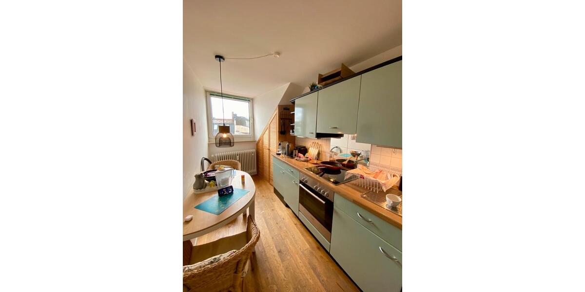 Dachgeschoßwohnung München Au-Haidhausen - 1.5 Zimmer, 35 m&sup2;, 1.650&euro; | Angebot:26579856