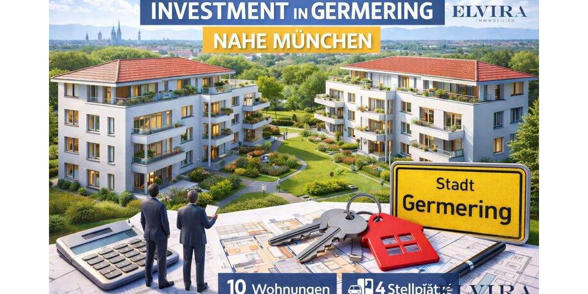 Mehrfamilienhaus, Wohnhaus Germering Neugermering - 3 Zimmer, 736 m&sup2;, 3.314.000&euro; | Angebot:25780597
