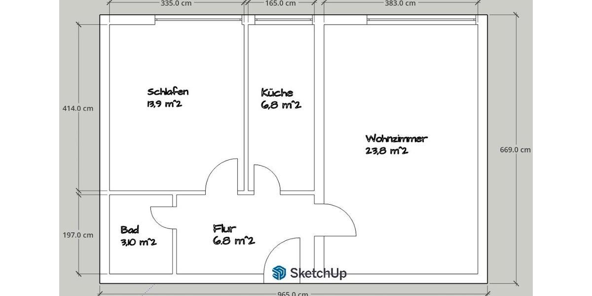 Erdgeschoßwohnung München Schwabing-West - 2 Zimmer, 55 m&sup2;, 585.000&euro; | Angebot:27006654