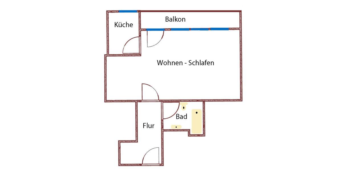 Etagenwohnung Unterföhring - 1 Zimmer, 34 m&sup2;, 314.000&euro; | Angebot:26407970
