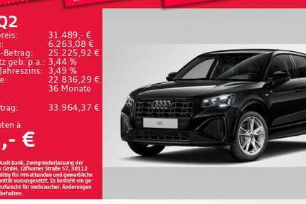 Audi Q2 2.693 km 31.489 &euro; Eching 85386