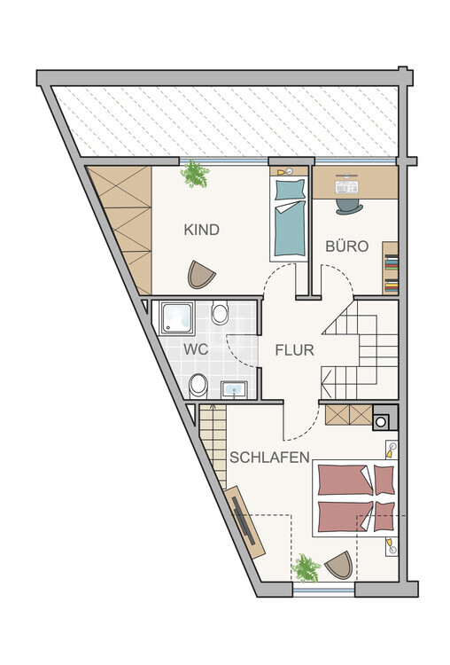 WINDISCH ImmobilieN - Haus in Haus: 4 Zimmer über 2 Etagen zentral & ruhig in Gröbenzell!