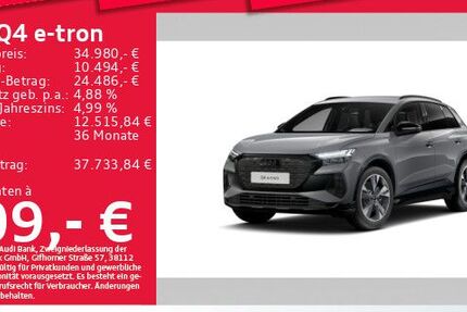 Audi Q4 e-tron 33.519 km 34.980 &euro; München 81825