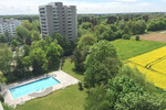 M-Solln - 2-Zi-Whg. mit toller Fernsicht, Freibad, EBK u.a. mit Spülmaschine