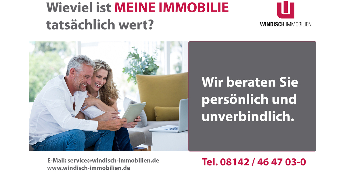 WINDISCH IMMOBILIEN - Attraktives Zweifamilienhaus auf großem Grundstück bietet viele Möglichkeiten - Zweifamilienhaus Gernlinden Gernlinden | Angebot:26447295