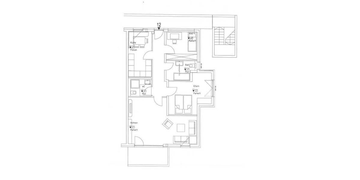 Etagenwohnung Dachau - 3 Zimmer, 92 m&sup2;, 1.580&euro; | Angebot:26796172