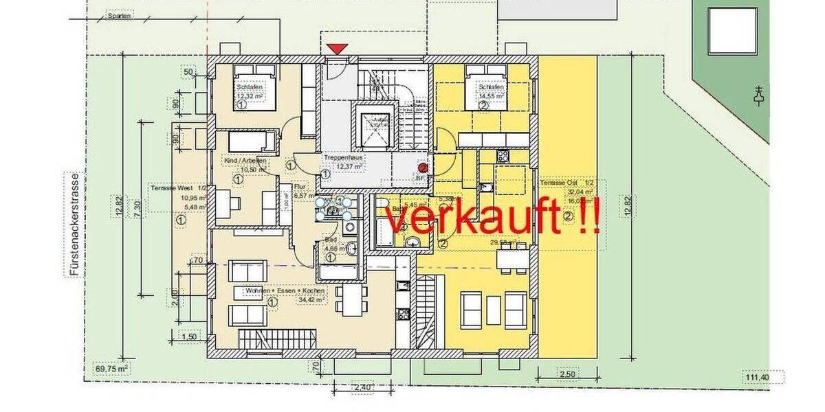 Etagenwohnung München Thalk.Obersendl.-Forsten-Fürstenr.-Solln - 4 Zimmer, 118 m&sup2;, 899.000&euro; | Angebot:26657370