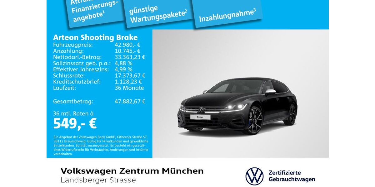 VW Arteon 28.241 km 42.980 &euro; München 80687