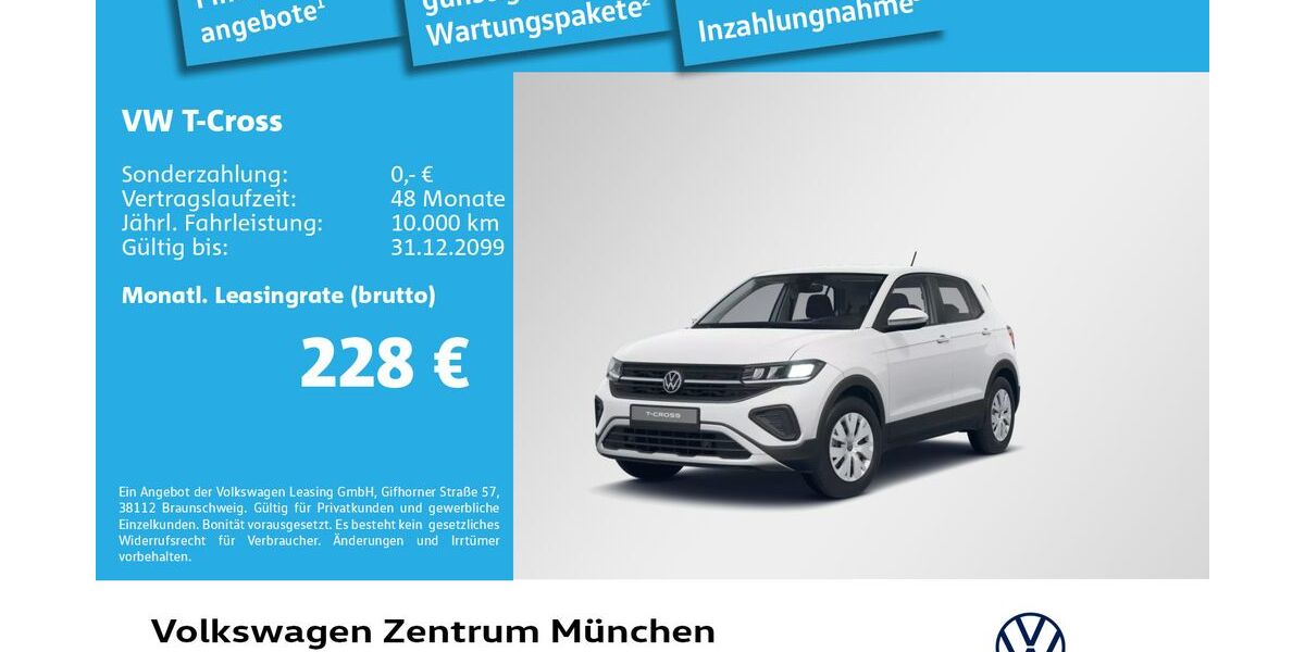 VW T-Cross 3.500 km 18.980 &euro; München 81669