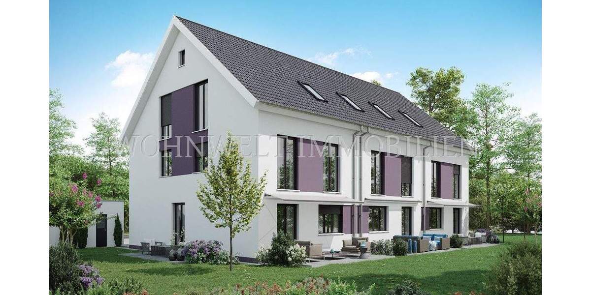 Neubau von 3 energieeffizienten Reihenhäusern in Massivbauweise, KfW40 5 zimmer