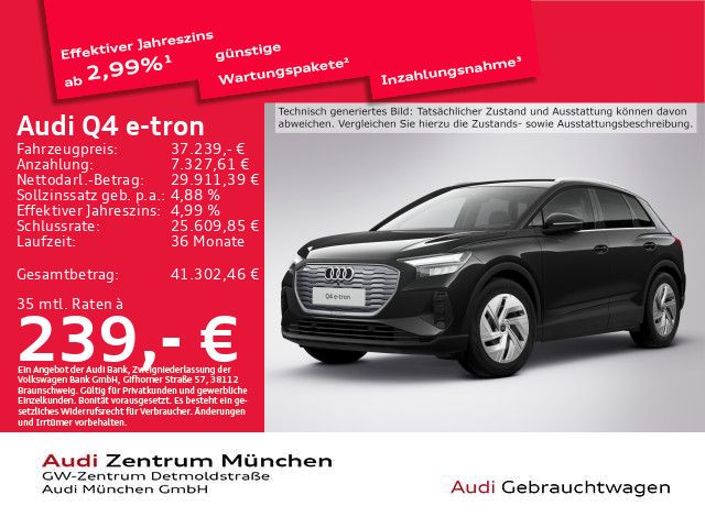 Audi Q4 e-tron 38.152 km 31.287 &euro; München 80935
