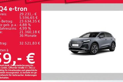 Audi Q4 e-tron 32.881 km 29.231 &euro; München 81825
