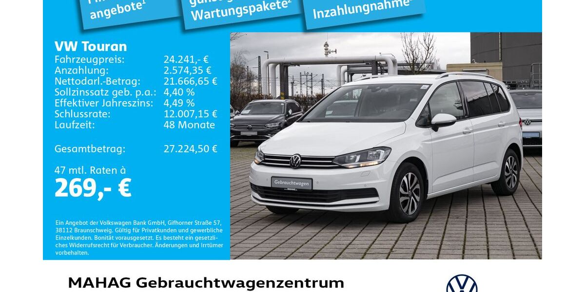 VW Touran 80.073 km 21.994 &euro; München 80935