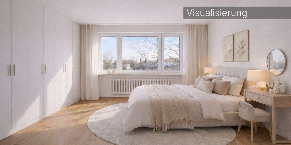 Etagenwohnung Ottobrunn-Waldkolonie Waldkolonie - 2 Zimmer, 55 m&sup2;, 379.000&euro; | Angebot:25972795