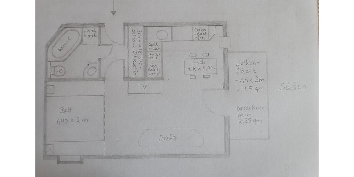 Etagenwohnung München Schwanthalerhöhe - 1.5 Zimmer, 35 m&sup2;, 449.000&euro; | Angebot:26875313