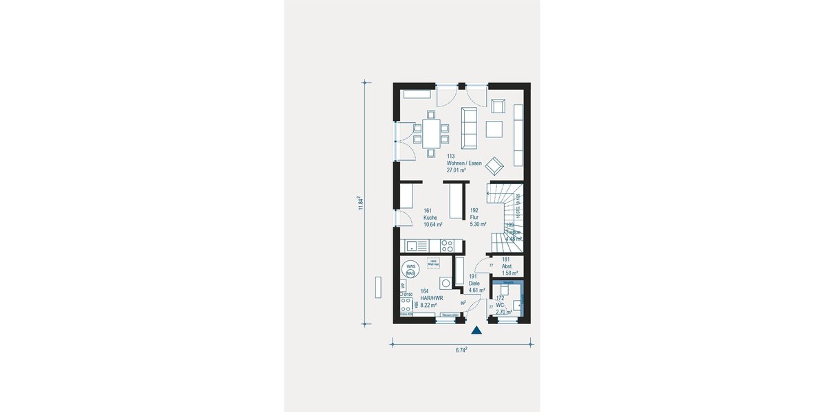 Individuelle Doppelhaushälfte in München - Flexibler Hausbau nach Ihren Wünschen mit allkauf - Doppelhaushälfte München Daglfing | Angebot:27687130