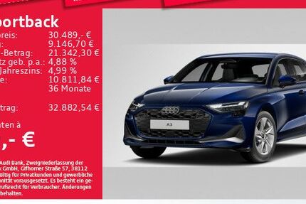 Audi A3 22.991 km 30.489 &euro; Eching 85386