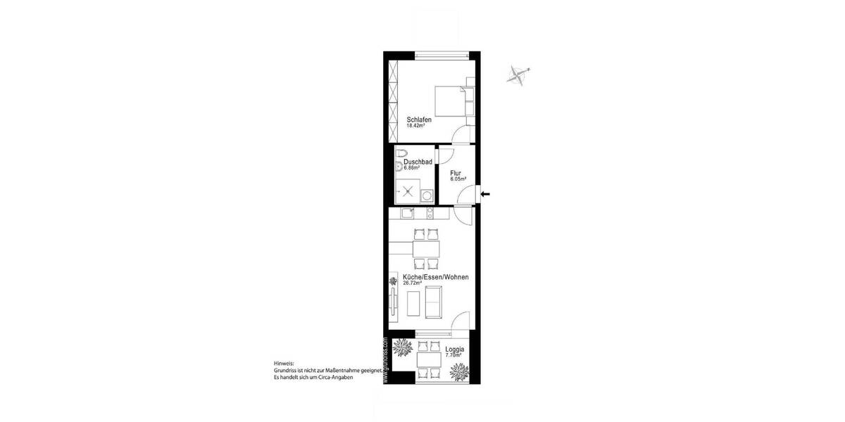 Etagenwohnung München Au-Haidhausen - 2 Zimmer, 61 m&sup2;, 895.000&euro; | Angebot:25769105