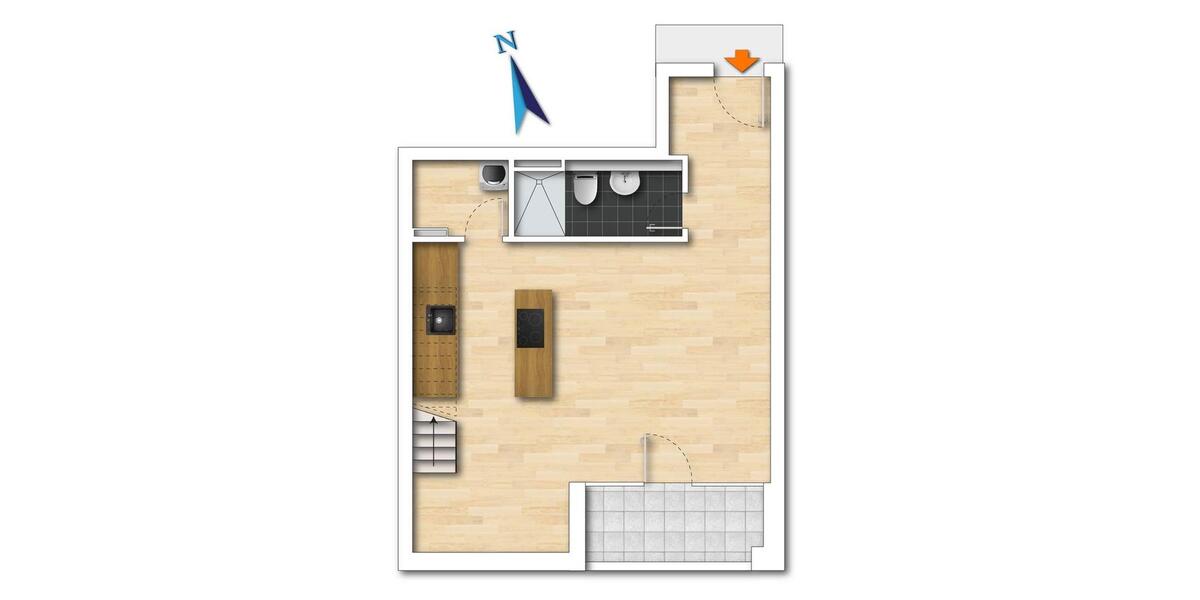 Etagenwohnung München Pasing-Obermenzing - 2 Zimmer, 117 m&sup2;, 2.550&euro; | Angebot:26477252