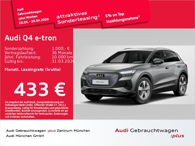 Audi Q4 e-tron 23.720 km 44.449 &euro; Eching 85386