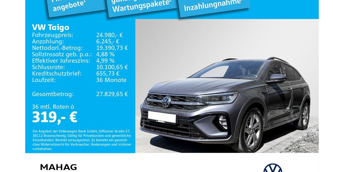 VW Taigo 27.497 km 24.980 &euro; Dachau 85221
