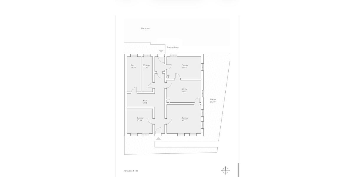 Erdgeschoßwohnung Starnberg - 4 Zimmer, 160 m&sup2;, 885.000&euro; | Angebot:26489355