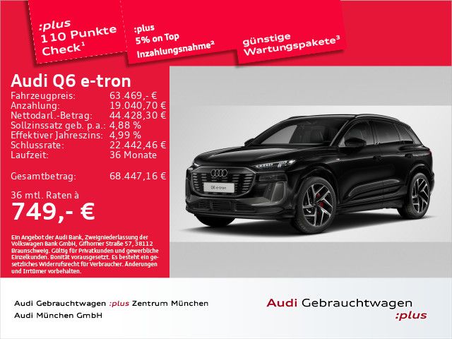 Audi Q6 e-tron 8.866 km 63.469 &euro; Eching 85386