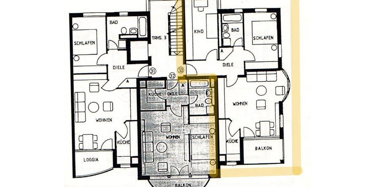 Etagenwohnung Olching - 3 Zimmer, 68 m&sup2;, 430.000&euro; | Angebot:26552013