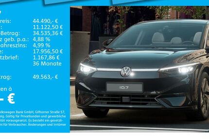 VW ID.7 27.024 km 44.490 € München 80935