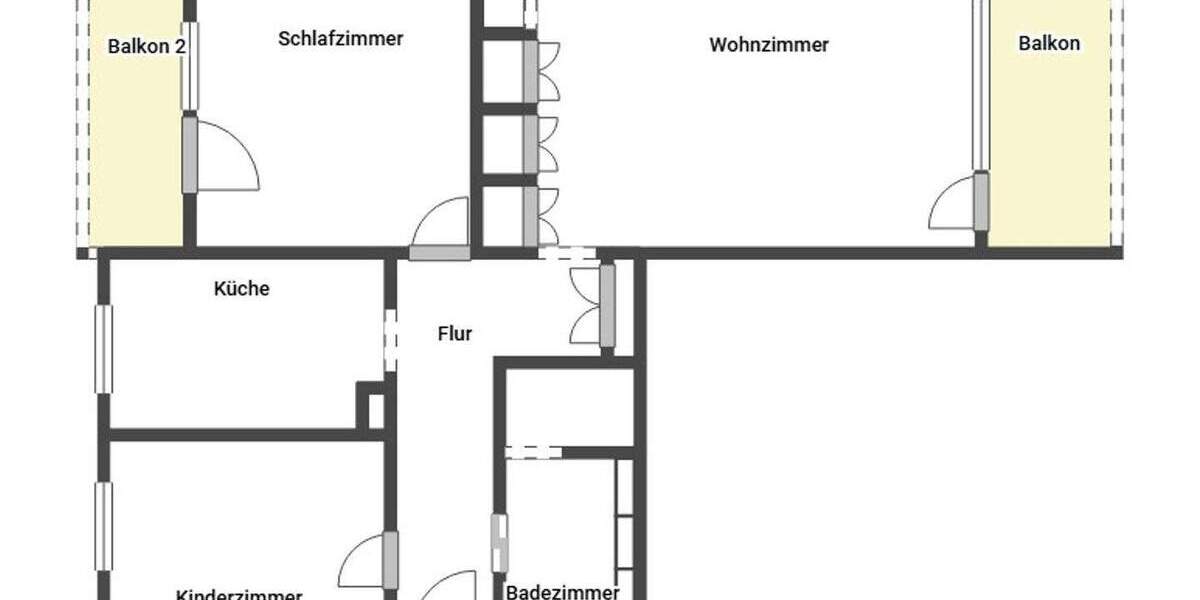 Etagenwohnung Germering Neugermering - 3 Zimmer, 82 m&sup2;, 519.000&euro; | Angebot:25413213